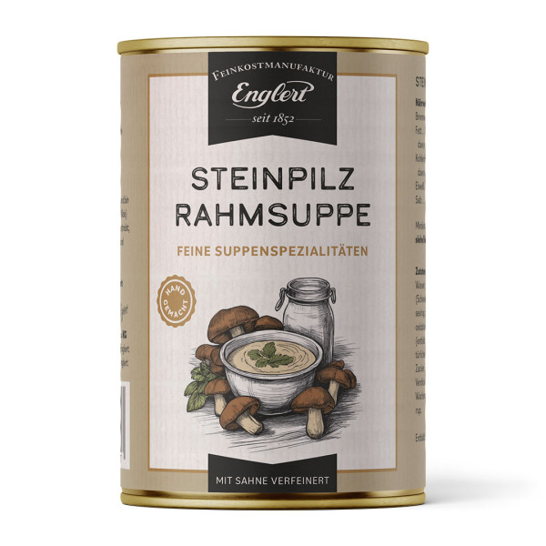 Steinpilzrahmsuppe, 390ml / Dose